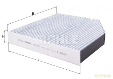 Knecht LAK 1161 Filtr, wentylacja przestrzeni pasażerskiej Mercedes