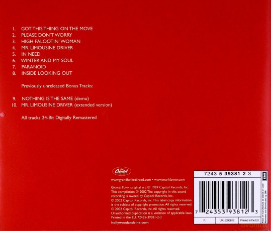 Grand Funk Railroad: Grand Funk (Remastered+Bonus Track) [CD]
