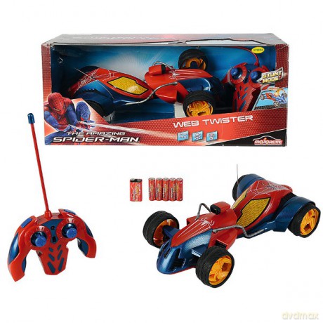 MAJORETTE Spiderman Web Twister RTR 213089745 [ZABAWKA]