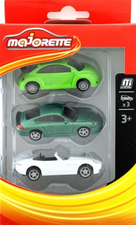 MAJORETTE modele samochodów 3 pak 212052270 [ZABAWKA]