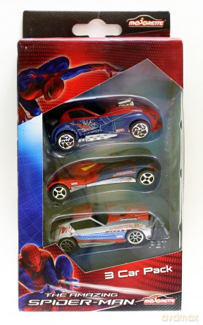 MAJORETTE Spiderman Zest. 3 samochodów 213089711 [ZABAWKA]