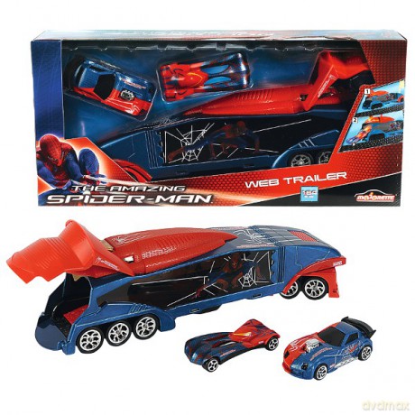 MAJORETTE Spiderman Laweta 213089714 [ZABAWKA]