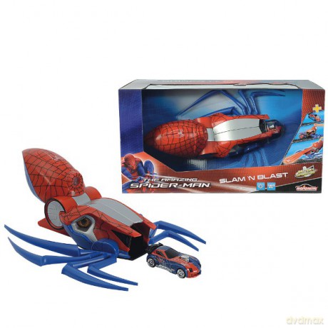 MAJORETTE Spiderman Wyrzutnia projektor 213089715 [ZABAWKA]