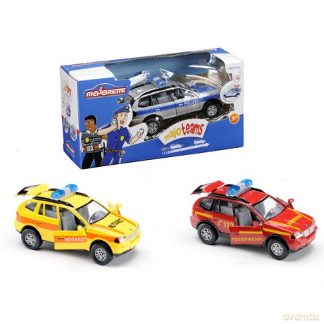 MAJORETTE Samochody BMW SOS 3 rodz. 213315825 [ZABAWKA]
