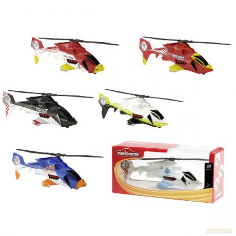 MAJORETTE Helikopter z dźwiękiem 9 wzor. 212053170 [ZABAWKA]
