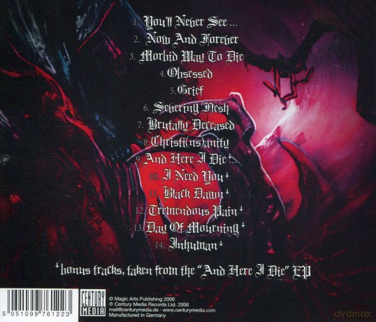 Grave: You'll Never See (Re-Release + Bonus) [CD]