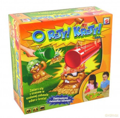 MATTEL Gra O rety! Krety! T8732 [ZABAWKA]