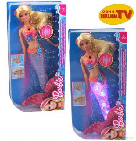 BARBIE ŚWIECĄCA SYRENKA V7046/7047 [ZABAWKA]