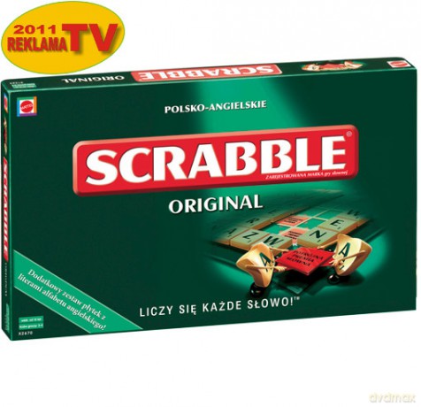MATTEL Gra Scrabble PolskoAngielskie X2670 [GRA]