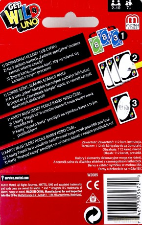 MATTEL Karty Uno W2085 [KARTY]