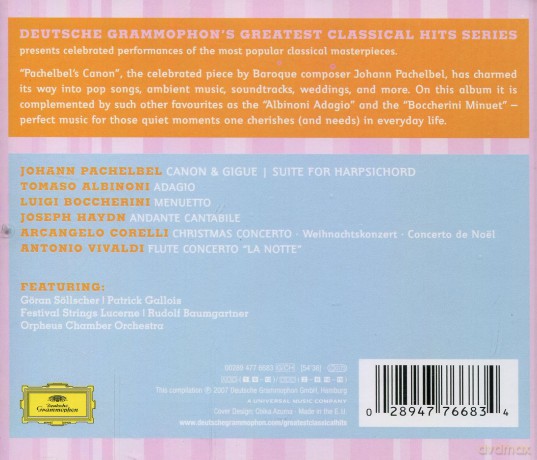 Greatest Classical Hits: Canon And Gigue [CD]