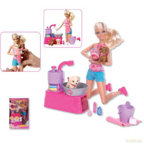 BARBIE Pieski w kapieli W3153 [ZABAWKA]