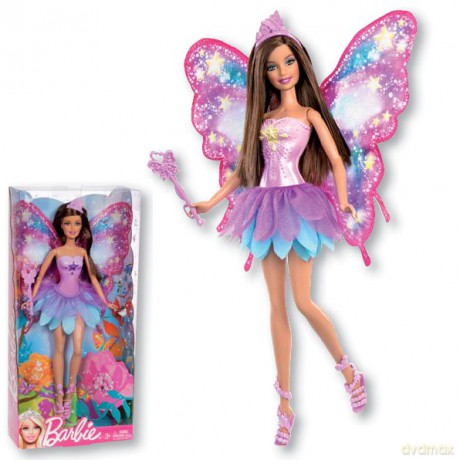BARBIE Wróżki z kolorowymi skrzydłami W2965/2967 [ZABAWKA]