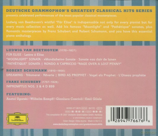 Greatest Classical Hits: Fur Elise [CD]