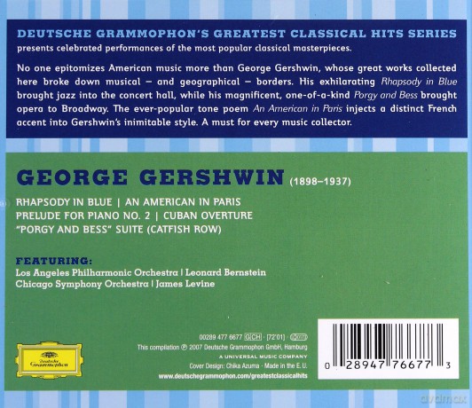 Greatest Classical Hits: Rhapsody In Blue [CD]