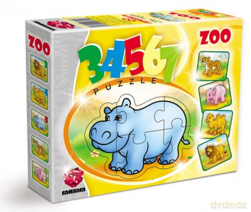 MAXIM 3,4,5,6,7 El. ZOO G250101 [PUZZLE]