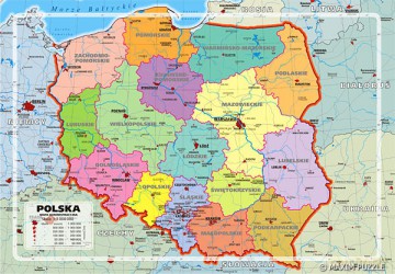 MAXIM 150 El. POLSKA MAPA ADMINISTRACYJN 1500701 [PUZZLE]
