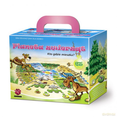 MAXIM Gra Planeta Zwierząt G650101 [PUZZLE]