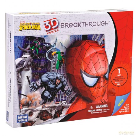 MEGA BLOKS Puzzle3D Spiderman poziom1 50691EAG-4 [PUZZLE]