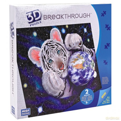 MEGA BLOKS Puzzle 3D Tygrys poziom 2 50694EAG-4 [PUZZLE]