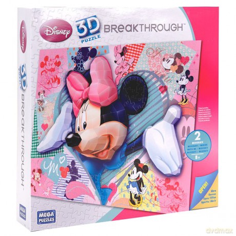 MEGA BLOKS Puzzle 3D Minnie poziom 2 50695EAG-4 [PUZZLE]