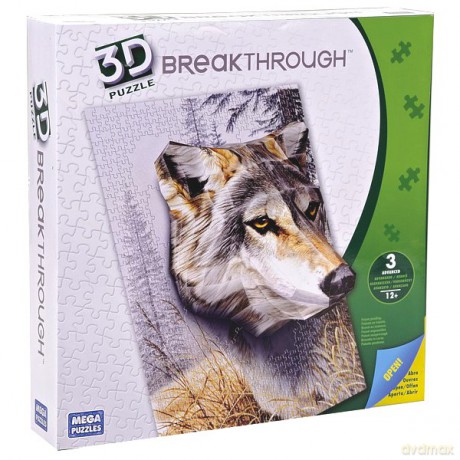 MEGA BLOKS Puzzle 3D Wilk poziom 3 50670ANN-4 [PUZZLE]