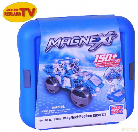 MEGA BLOKS MAGNEXT PODIUM SKRZYNKA 80 EL MBM29432 [KLOCKI]