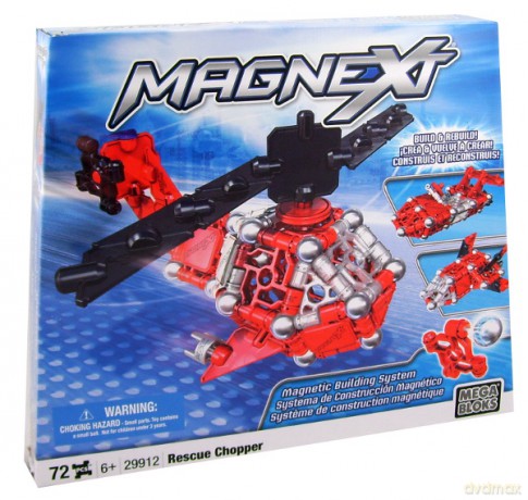 MEGA BLOKS MAGNEXT ZEST. DELUXE 67 EL. MBM29820/29718 [KLOCKI]