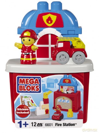 MEGA BLOKS ZEST. REMIZA STRAŻACKA MBK06600 [KLOCKI]