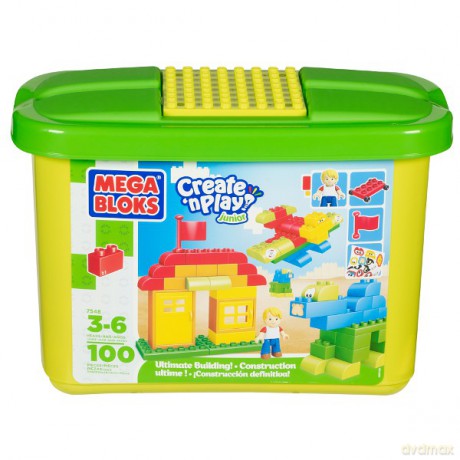 MEGA BLOKS Pudełko dla Chłopców 110 kl. 07547U/07548U [KLOCKI]