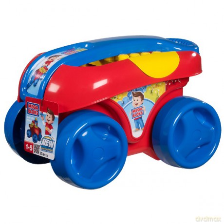MEGA BLOKS Wózek z klock.niebieski 20 kl 00530U [KLOCKI]