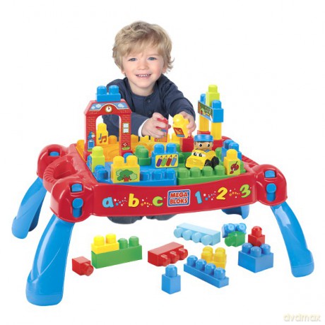 MEGA BLOKS Maxi rozkładany stolik 25 kl. 08237W [KLOCKI]