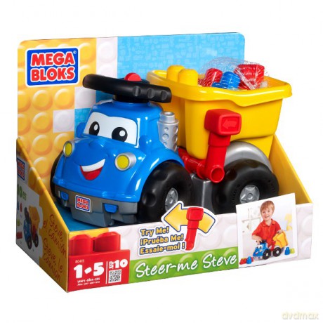 MEGA BLOKS Auto z kierownicą i 6 kl Maxi 80415U [KLOCKI]