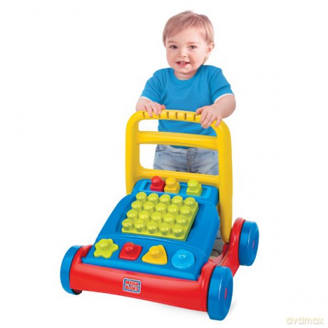 MEGA BLOKS 3w1 Wózek platforma z kl.Maxi 08000U [KLOCKI]