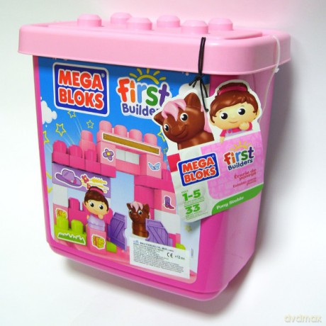 MEGA BLOKS Maxi Zamek Księżniczki 31 kl 06632v134/06633U [KLOCKI]