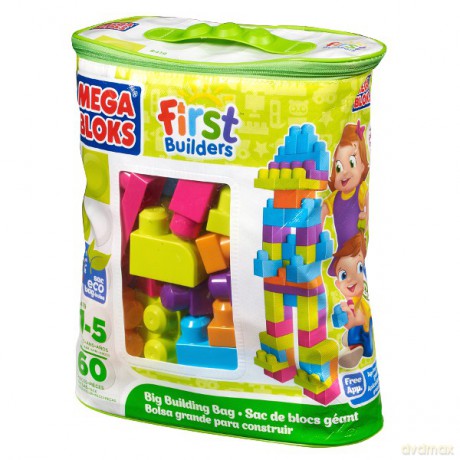 MEGA BLOKS Klocki Torba 60 szt. Kolor 08419U [KLOCKI]