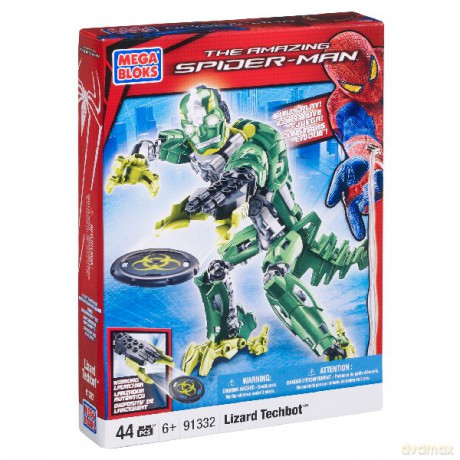 MEGA BLOKS Spiderman, Lizard Techbot 91329U/91332 [KLOCKI]