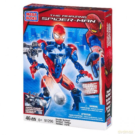 MEGA BLOKS Spiderman, Stealth Techbot 91329U/91296 [KLOCKI]