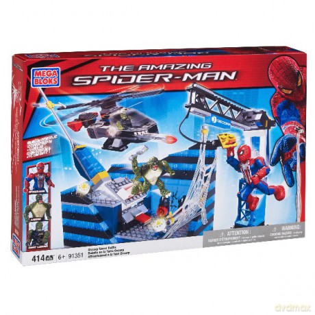 MEGA BLOKS Spiderman Starcie na Oscorp 91351U [KLOCKI]