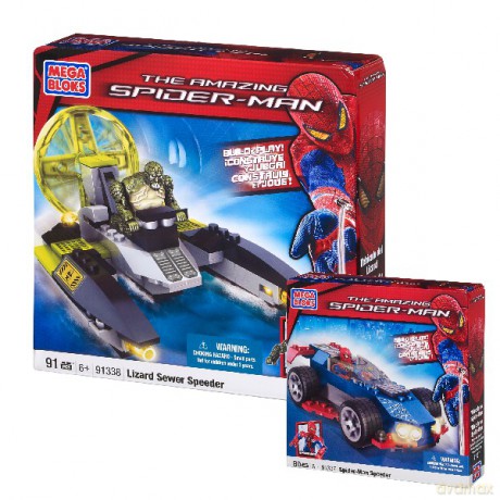 MEGA BLOKS Spiderman pojazdy uzbrojone 91336U134 [KLOCKI]