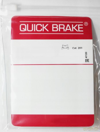 Styk ostrzegawczy, zużycie okładzin hamulcowych Quick Brake WS 0303 A BMW