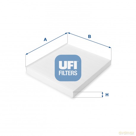 UFI 53.209.00 Filtr, wentylacja przestrzeni pasażerskiej Fiat