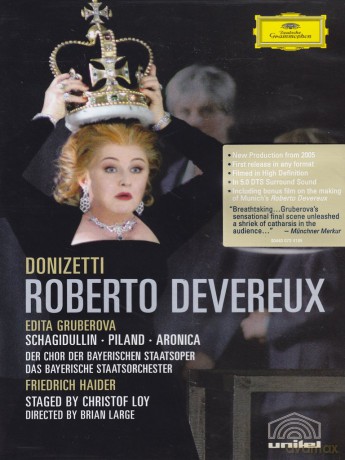 Gruberova: Donizetti:Roberto Devereux [DVD]
