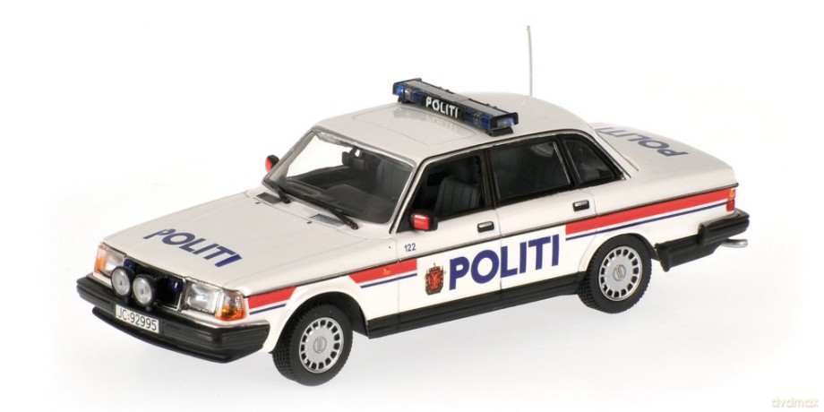 MINICHAMPS Volvo 240 GL 1986 Politi 400171492 [MODELARSTWO]