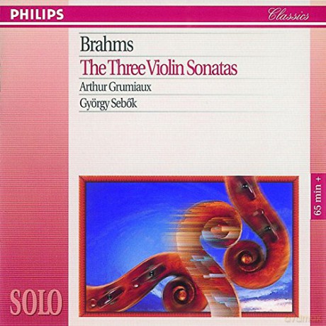 Grumiaux/Sebok: Brahms:The Three Violin Sonatas [CD]