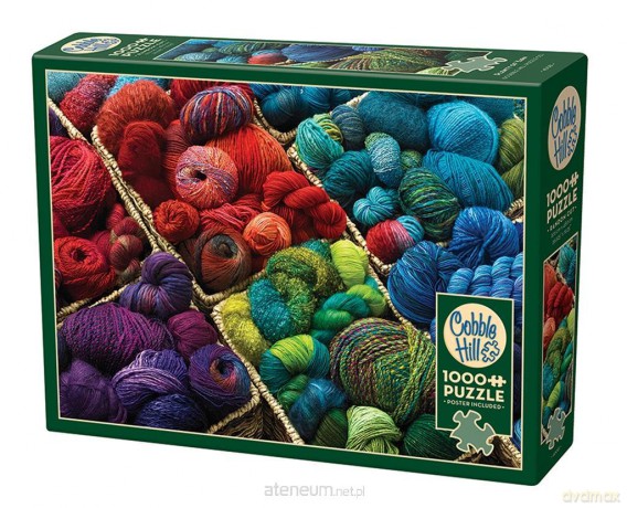 COBBLE HILL 1000 el. Kłębki włóczki [PUZZLE]