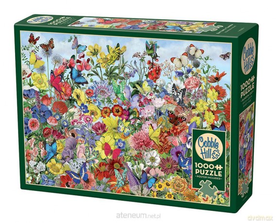 COBBLE HILL 1000 el. Ogród pełen motyli [PUZZLE]