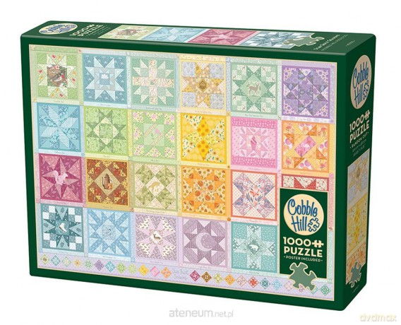 COBBLE HILL 1000 el. Patchwork z gwiazdami [PUZZLE]