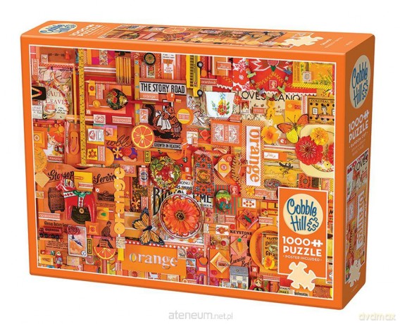 COBBLE HILL 1000 el. Pomaluj mój świat na kolor pomarańcz. [PUZZLE]
