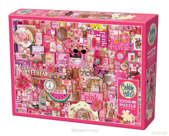COBBLE HILL 1000 el. Pomaluj mój świat na kolor... różowy [PUZZLE]